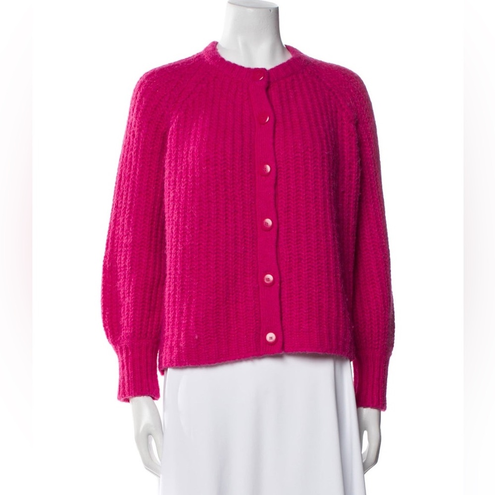 Sezane Emile Cardigan Magenta (XS)